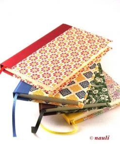 Nauli Kleines Rotes Notizbuch DIN A6 Rot Quatrefoil