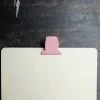 Nauli Papierklemme Aus Metall - Schmal - Rosa Bürobedarf