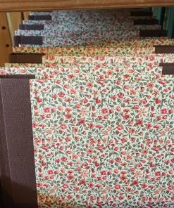 Nauli Poesiealbum Country Apricot Braunes Blümchenmeer Blankobücher