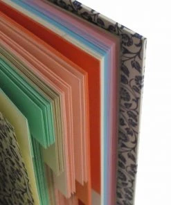 Nauli Register Buch / Kochbuch Renaissance Blumen Braun