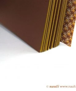 Nauli Scrapbook / Fotoalbum Braun Senfgelb 4 Nauli Scrapbook / Fotoalbum Braun Senfgelb