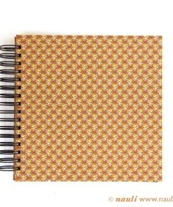 Nauli Scrapbook / Fotoalbum Braun Senfgelb