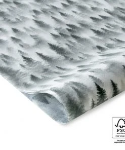 Schöne Geschenkverpackung Seidenpapier Tannenwald Geschenkverpackungen