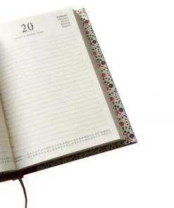 Nauli Großer Tagesplaner DIN A5 2022 Renaissance Ornament Braun