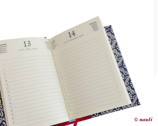 Nauli SALE Kleiner Tagesplaner Schach Braun Grün Nauli SALE Kleiner Tagesplaner Schach Braun Grün