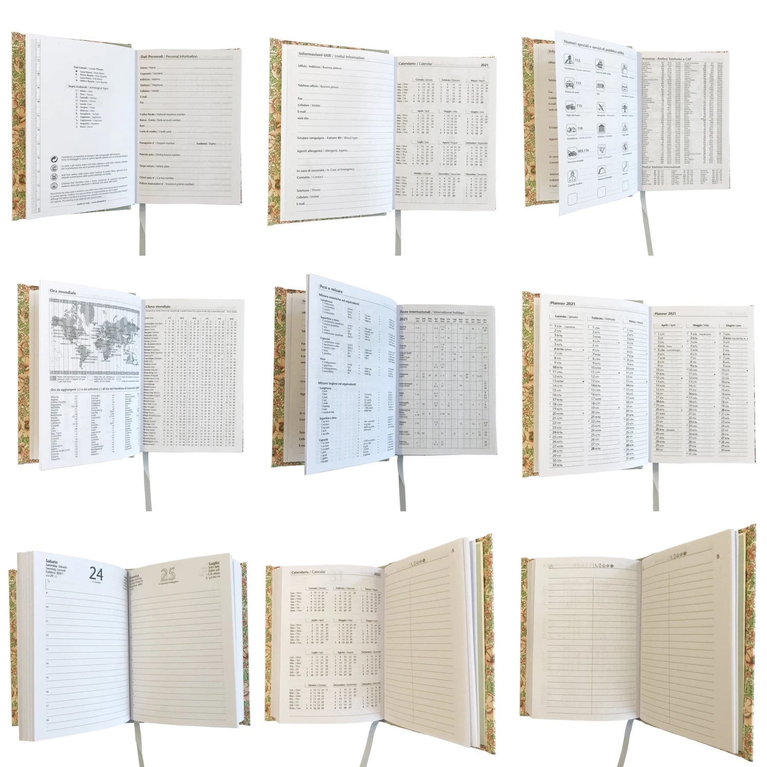 Nauli SALE Kleiner Tagesplaner Schach Braun Grün Nauli SALE Kleiner Tagesplaner Schach Braun Grün