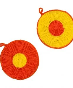 Nauli Bunter, Runder Topflappen Aus Baumwolle - 4