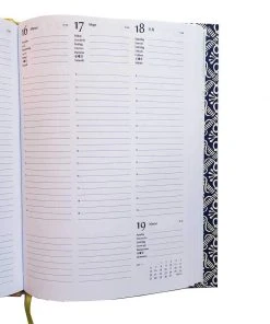 Nauli SALE DIN A5 Wochenplaner Renaissance Ornament Braun