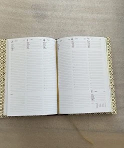 Nauli DIN A5 Wochenplaner Sternblumen Braun