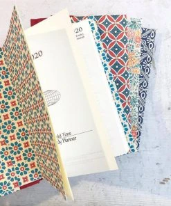 Nauli Kleiner Wochenkalender Happy Square Rot Blau