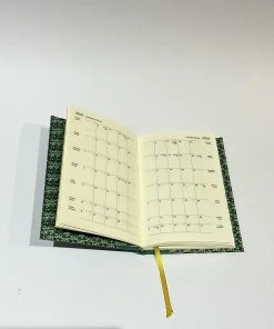 Nauli Kleiner Wochenkalender Poinsettia Rot Braun SALE