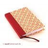 Nauli SALE Kleiner Wochenkalender Stempelblumen Rot Orange 2 Nauli SALE Kleiner Wochenkalender Stempelblumen Rot Orange