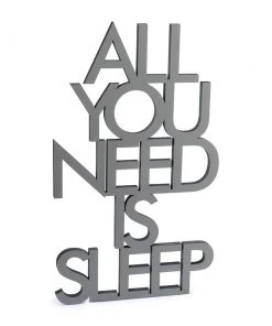 NoGallery All You Need Is Sleep Schriftzug Aus Holz
