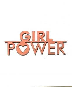 NoGallery Girl Power Schriftzug Aus Holz