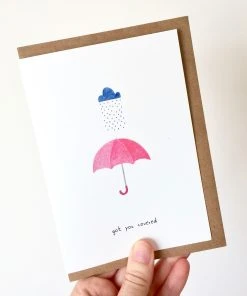 Pink Cloud Studio Glückwunsch Und Grußkarten Got You Covered - Grußkarte