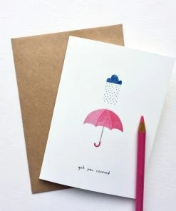 Pink Cloud Studio Glückwunsch Und Grußkarten Got You Covered - Grußkarte