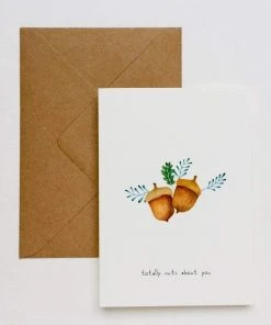 Pink Cloud Studio Glückwunsch Und Grußkarten Grußkarte - Totally Nuts About You!