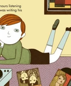 Quarto Little People, Big Dreams. Mini. Auf Englisch: David Bowie - Pappbilderbuch