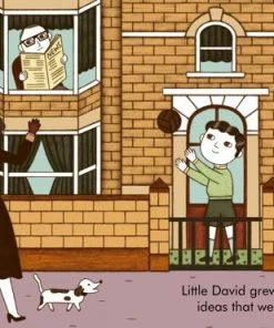 Quarto Little People, Big Dreams. Mini. Auf Englisch: David Bowie - Pappbilderbuch