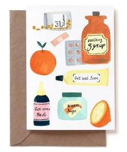 REDDISH DESIGN Gute Besserungs - Grußkarte