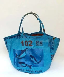 Refished Einkaufstasche Soulmate Blau