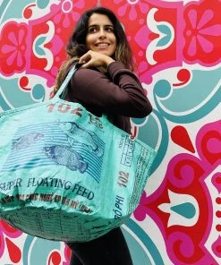 Refished Einkaufstasche Soulmate Grün Taschen