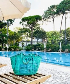 Refished Einkaufstasche Soulmate Grün Taschen