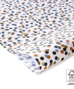 Schöne Geschenkverpackung Seidenpapier Kupfer- Punkte