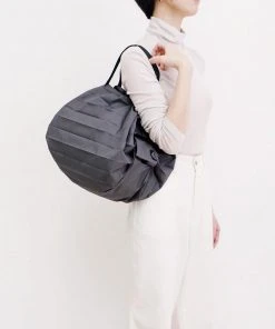 Shupatto Schwarze Kompakte Falttasche M - Charcoal (Sumi)