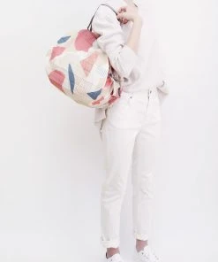 Shupatto Pastellfarbene Faltbare Einkaufstasche M - Scraps (Hagire)