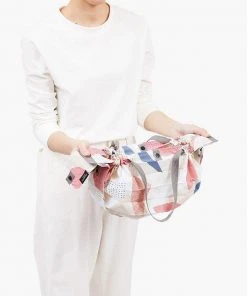 Shupatto Pastellfarbene Faltbare Einkaufstasche M - Scraps (Hagire)