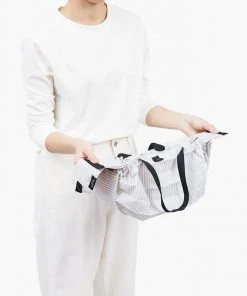 Shupatto Graue Kompakte Falttasche M - Stripes (Sen) 16 Shupatto Graue Kompakte Falttasche M - Stripes (Sen)