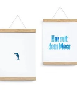 Sidebyside Posterleiste Eiche