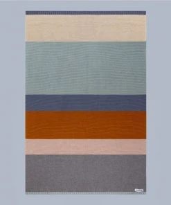 Sophie Home Babydecke Aus Baumwolle Grau, Blau, Ocker Kinder