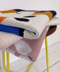 Sophie Home Gestrickte Babydecke Aus 100% Baumwolle Mit Herbstmotiven By Prints By KA Kinder