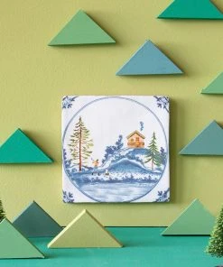 Wanddekoration Cabin In The Woods - Ein Holzhaus Im Wald - StoryTiles 10 Wanddekoration Cabin In The Woods - Ein Holzhaus Im Wald - StoryTiles