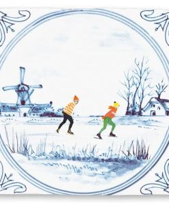 Dutch Winter - Winter In Holland - StoryTiles Wanddekoration