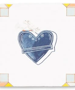 Love Birds With Heart - StoryTiles Wanddekoration