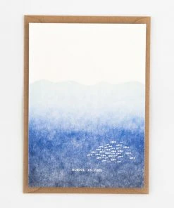 Studio Flash Letterpress School Is Cool! - Grußkarte