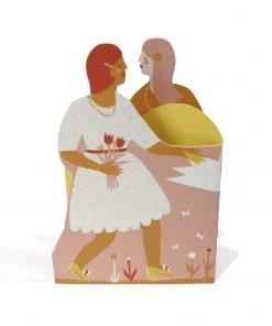 The Printed Peanut Glückwunsch Und Grußkarten Concertina Heart Card Two Woman