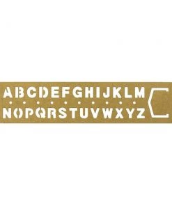 Traveler's Company Brass Bookmark Template Alphabet Traveler's Company