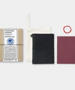 Traveler's Company Reisenotizbuch "Traveler's Notebook" Passport Leder Schwarz