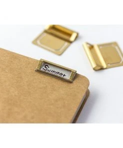 Traveler's Company Brass Index Clips Blankobücher