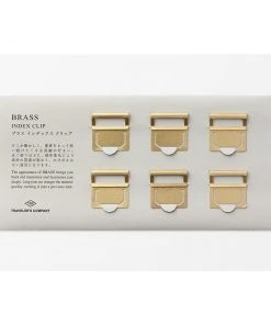 Traveler's Company Brass Index Clips Blankobücher