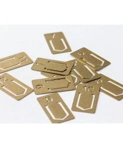 Traveler's Company Brass Number Clips Blankobücher