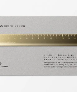 Blankobücher Traveler's Company Brass Ruler - Lineal
