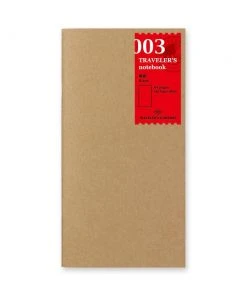 Traveler's Company Traveler's Notebook Regular 003 Blank White