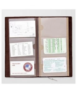 Traveler's Company Traveler's Notebook Regular 007 Card File 12 Pockets