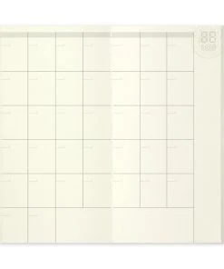 Traveler's Company Traveler's Notebook Regular 017 Free Diary (Monthly) Blankobücher
