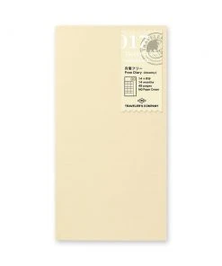 Traveler's Company Traveler's Notebook Regular 017 Free Diary (Monthly) Blankobücher
